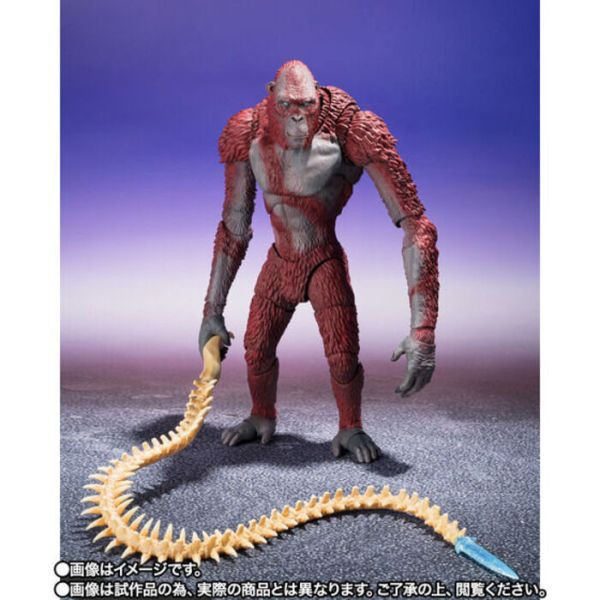 BANDAI S.H.MonsterArts SHM 哥吉拉與金剛 新帝國 刀疤王 可動完成品 