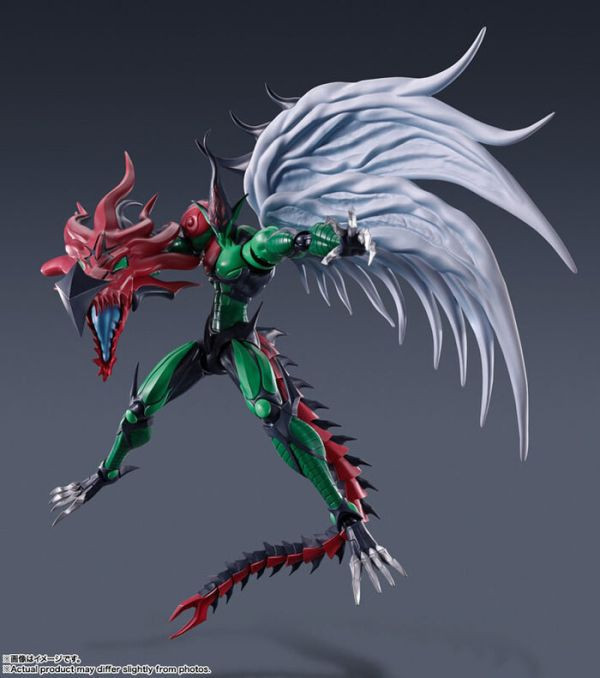 BANDAI S.H.MonsterArts SHM E‧HERO 遊戲王 火焰翼人 可動完成品 