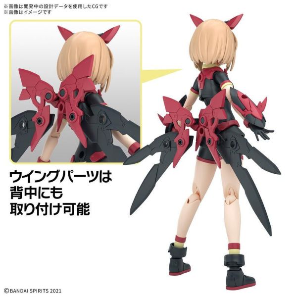 BANDAI 30MS 組裝少女輕作戰 緹雅夏（大麗花裝）[顏色B] 