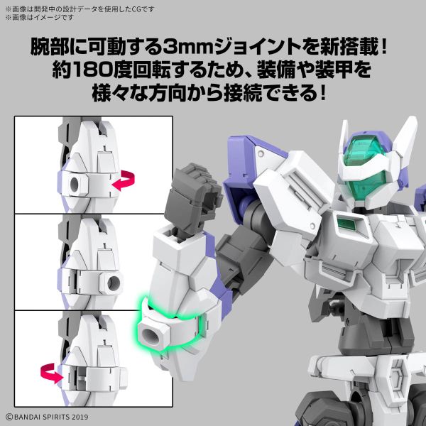 BANDAI 30MM 組裝模型輕作戰 1/144 eEXM-40 伊格萊特01 組裝模型 