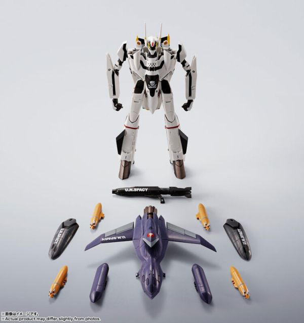 BANDAI HI-METAL R 超時空要塞ZERO VF-0S鳳凰(洛伊‧福克機)+QF-2200D-B 鬼魂 