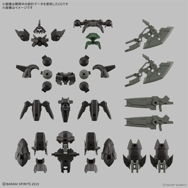 BANDAI 30MM 組裝模型輕作戰 1/144 bEXM-15FA 全裝甲型波塔諾瓦 