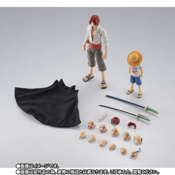 BANDAI S.H.Figuarts SHF 航海王 紅髮傑克&蒙其·D·魯夫 少年期 