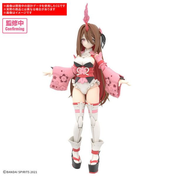 BANDAI 30MS 組裝少女輕作戰 SIS-Y00 朱麗魅 顏色B 