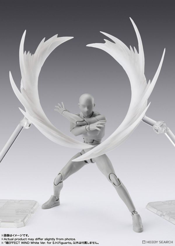 BANDAI 魂EFFECT 風 特效 白色Ver for S.H.Figuarts 
