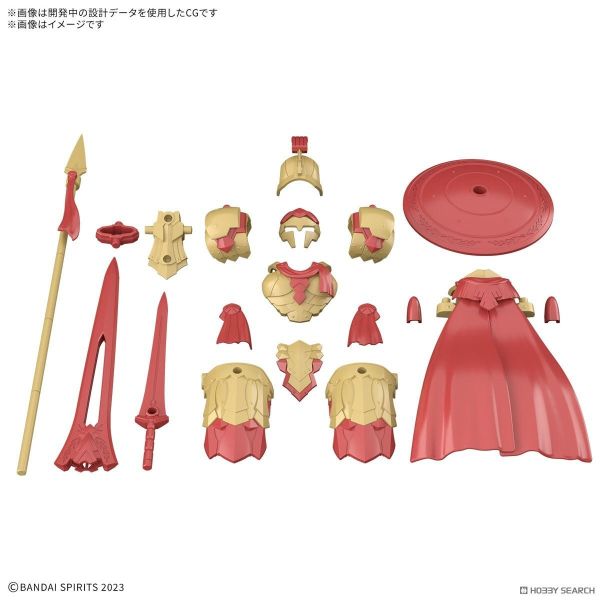 BANDAI 30MF 組裝奇幻輕作戰 升級鎧甲（里博劍鬥士） 