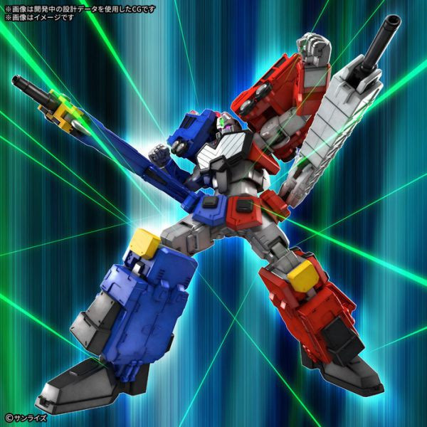 BANDAI HG 勇者王 我王凱牙 超龍神 組裝模型 