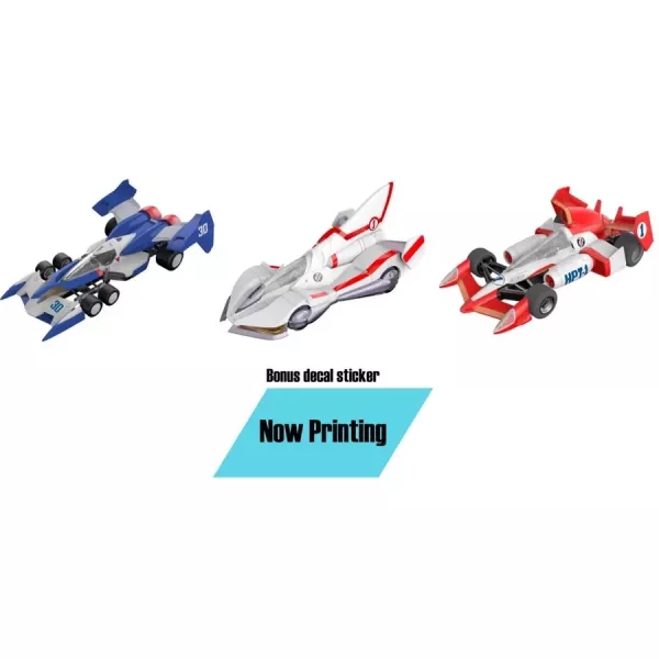 MEGAHOUSE V.A. KIT 閃電霹靂車 超級阿斯拉01（Circuit模式）/拯夜號005/伊修薩克 改版再販3入套組 附特典 