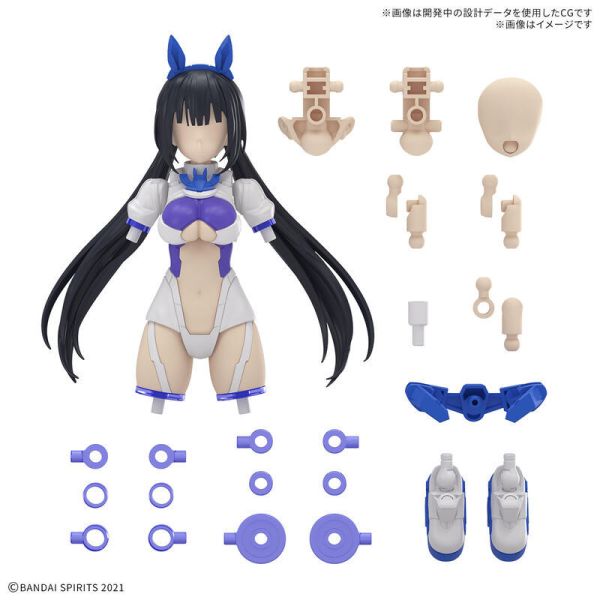 BANDAI 30MS 組裝少女輕作戰 配件套組21（短跑裝）[顏色B] 