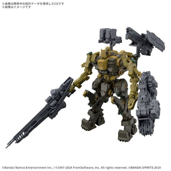 BANDAI 30MM 組裝模型輕作戰 機戰傭兵VI 境界天火 RaD CC-3000 WRECKER 乳牙 組裝模型 