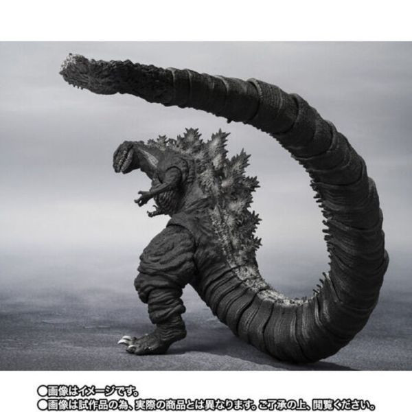 BANDAI S.H.MonsterArts 哥吉拉 (2016) 第4形態 黑白電影Ver. 