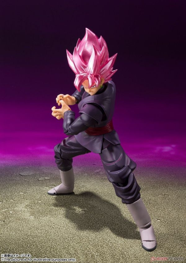 BANDAI S.H.Figuarts S.H.F 七龍珠 黑悟空 超級賽亞人桃紅 再販版 