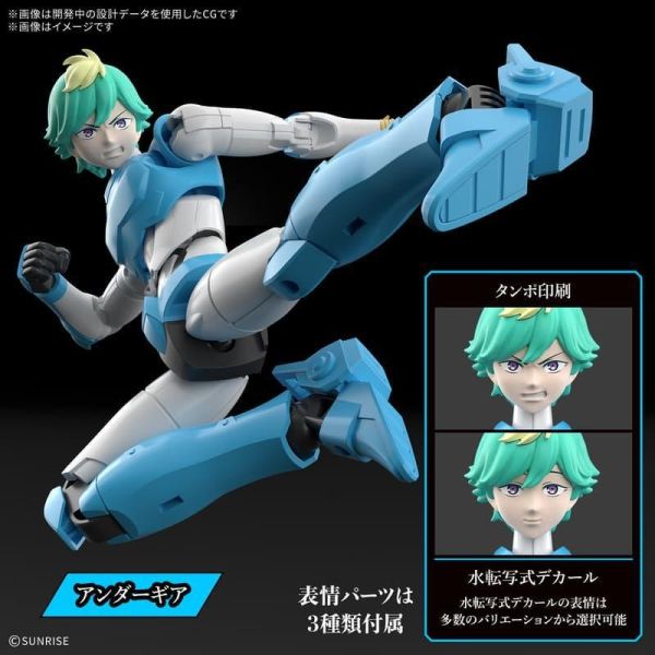 BANDAI 30MF 鎧真傳武士騎兵 水簾之武藏 