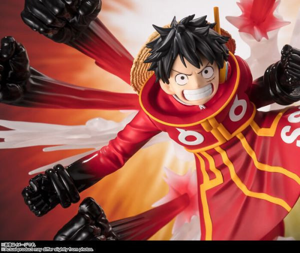 BANDAI Figuarts ZERO 海賊王 航海王 超激戰 蒙其·D·魯夫-伸縮自如的橡膠鷹槍亂打- 