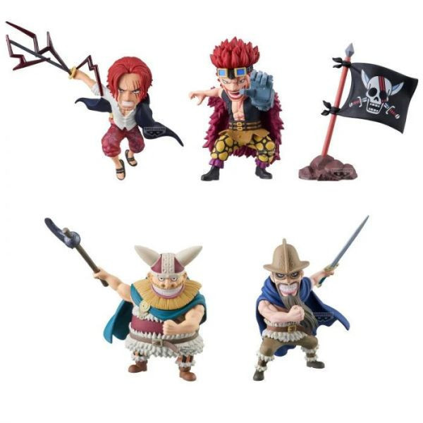 BANPRESTO 盒玩 航海王 WCF 傑克/基德/海賊旗/布洛基/多利 全5種 一中盒12入 