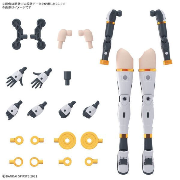 BANDAI 30MS 組裝少女輕作戰 配件套組19 衝刺組件 顏色A 組裝模型 