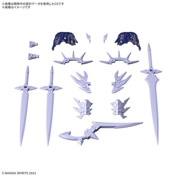 BANDAI 30MF 組裝奇幻輕作戰 升級鎧甲（里博快刀刺客） 組裝模型 