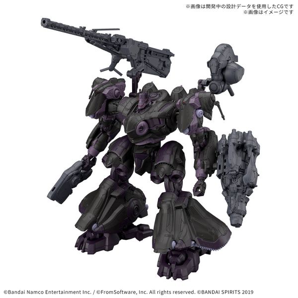 BANDAI 30MM 組裝模型輕作戰 機戰傭兵VI 境界天火 ARQUEBUS ADD VE-40A 開明信仰 組裝模型 