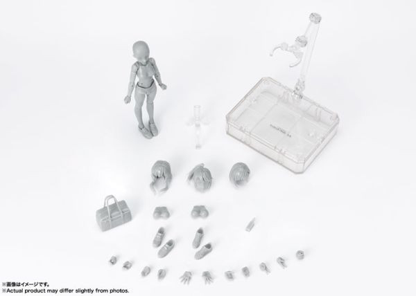S.H.Figuarts SHF 素體醬 學校生活 Edition DX SET Gray Color Ver. 