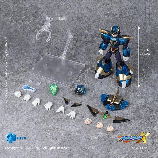 海雅 HIYA E.B.S. 無比例 15.5cm 洛克人X 艾克斯 究極裝甲ver. 可動 