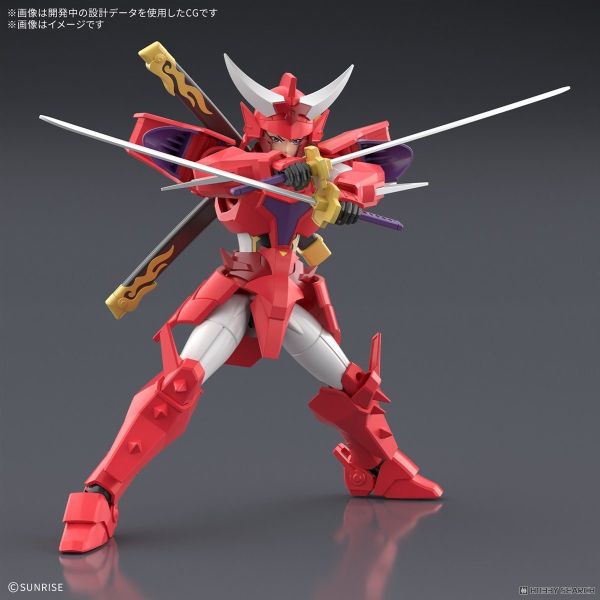 BANDAI 30MF 組裝奇幻輕作戰 鎧真傳 SAMURAI TROOPERS 灼熱之凱 