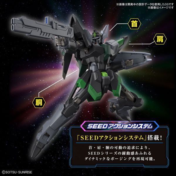 1/144 HG 機動戰士鋼彈SEED FREEDOM 黑騎士暴風神小隊機 