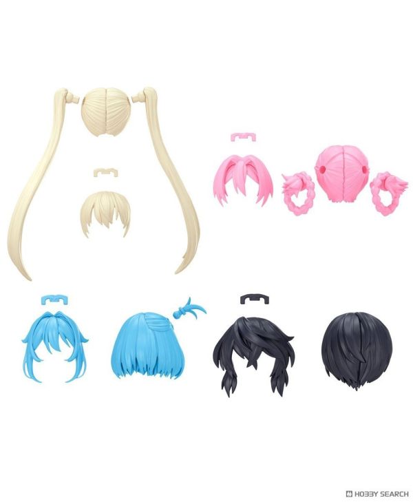 BANDAI 30MS 髮型配件套組Vol.13 全4種 