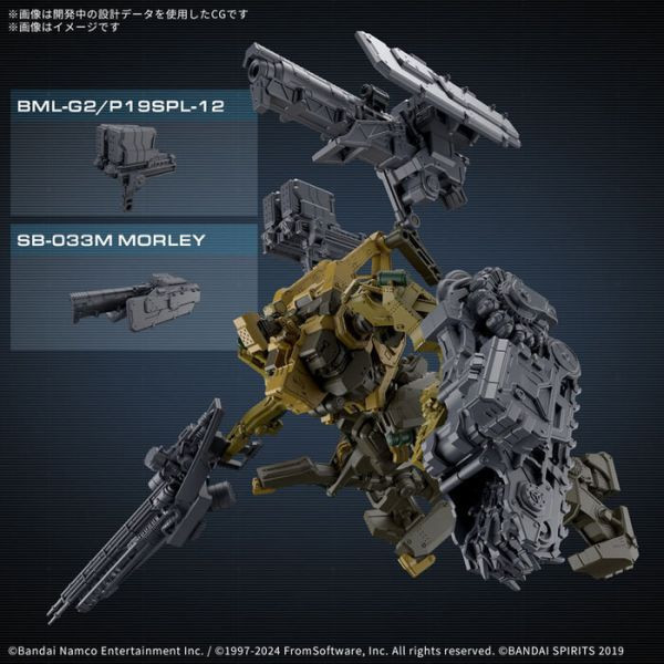 BANDAI 30MM 組裝模型輕作戰 機戰傭兵VI 境界天火 RaD CC-3000 WRECKER 乳牙 組裝模型 