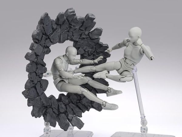 BANDAI 魂EFFECT 裂地衝擊特效 灰色 