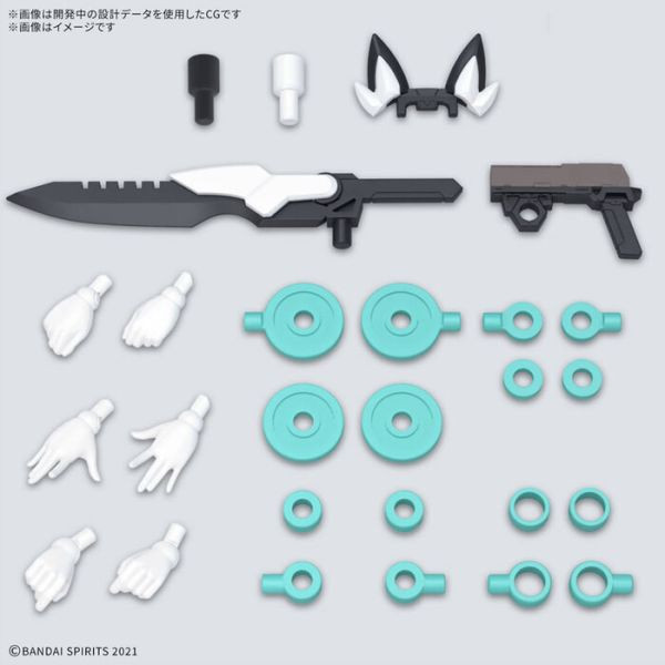 BANDAI 30MS 組裝少女輕作戰 SIS-H00 瑟絲緹耶 顏色C 組裝模型 