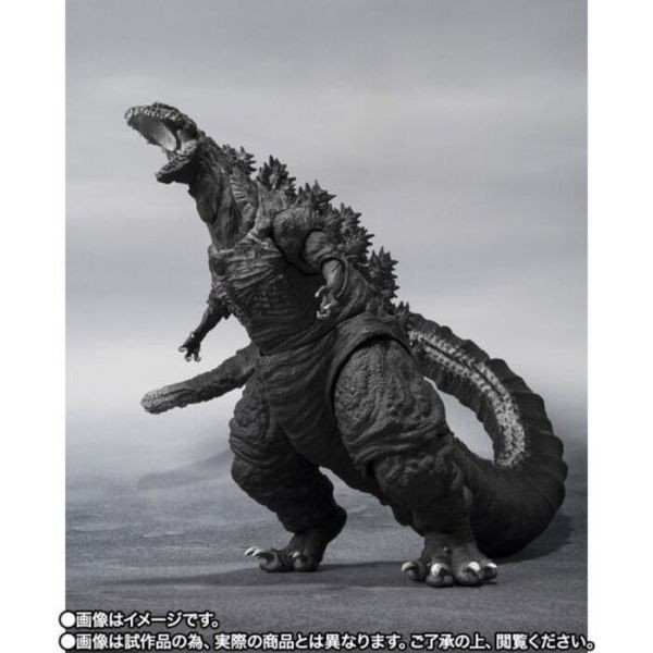 BANDAI S.H.MonsterArts 哥吉拉 (2016) 第4形態 黑白電影Ver. 