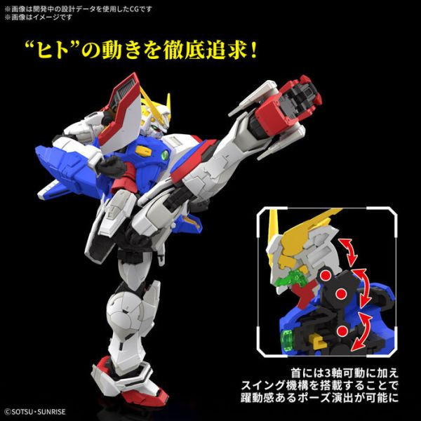 BANDAI 1/144 RG 042 閃光鋼彈 機動武鬥傳G鋼彈 組裝模型 