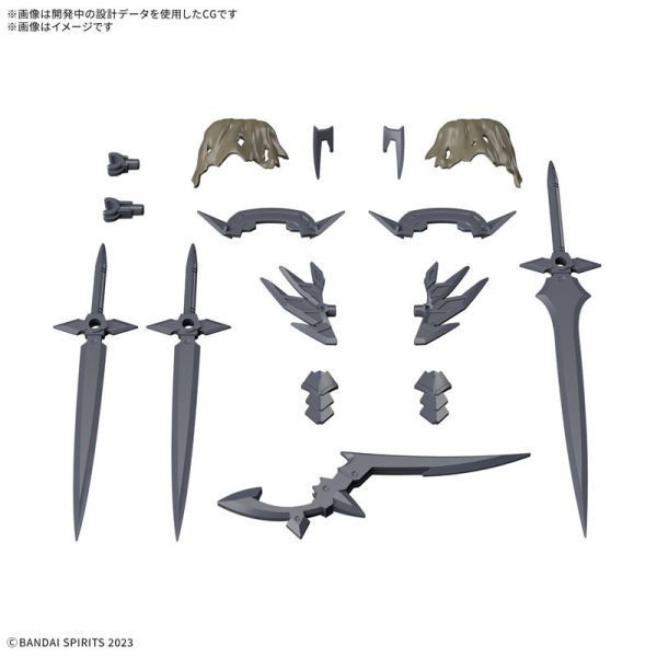 BANDAI 30MF 組裝奇幻輕作戰 升級鎧甲（洛桑快刀刺客） 組裝模型 