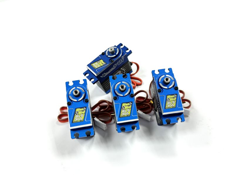 BLUE BIRD 青鳥科技 500~700級 3D 直升機 伺服機套裝 ( BLS-30A x 3, BLS-18AN x 1 ) 付M2航模專用鋁合金擺臂  限量優惠組合 