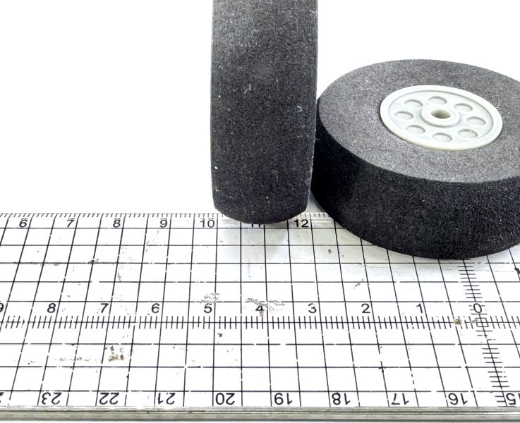 55mm 耐磨海綿輪胎 4mm 軸心 適用 1.5M ~ 2M 飛機 