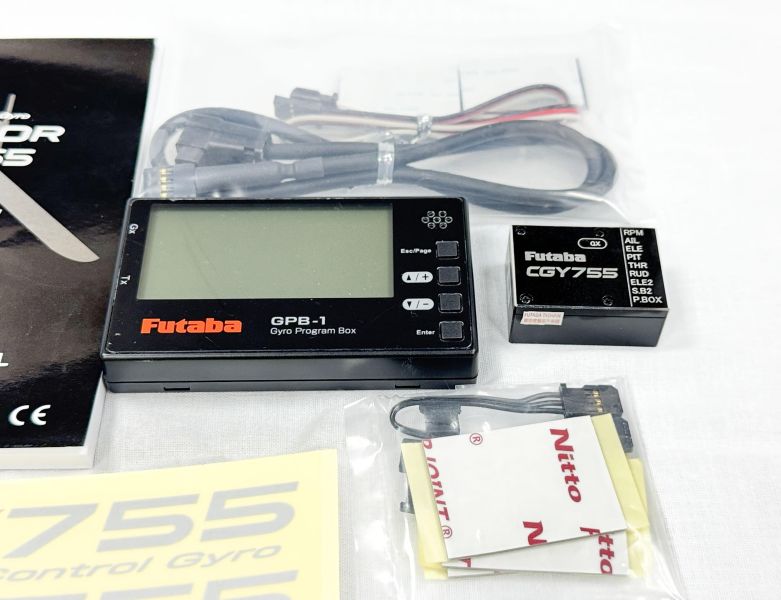 FUTABA CGY755/GPB-1 高階三軸陀螺儀 包含 GPB-1 設定卡 優惠價僅此一個 