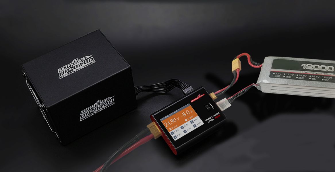 ULTRA POWER D200 放電器 搭配UP8充電器 達到充放電最高效能 