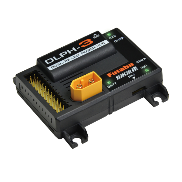 FUTABA DLPH3 + R7308SB 雙接收機 三件套裝組合 優惠價 免運費代碼：DLPH7308 