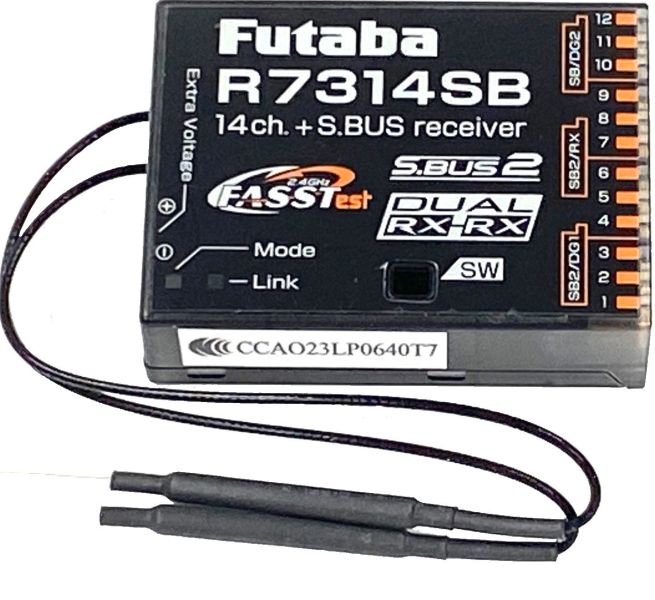 FUTABA R7314SB 2024最新型號款式2.4G接收機 盒裝 