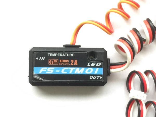 FLYSKY  FS-CTM01外掛溫度感應器 隨時監控電池 電變 馬達的正常工作溫度狀態 