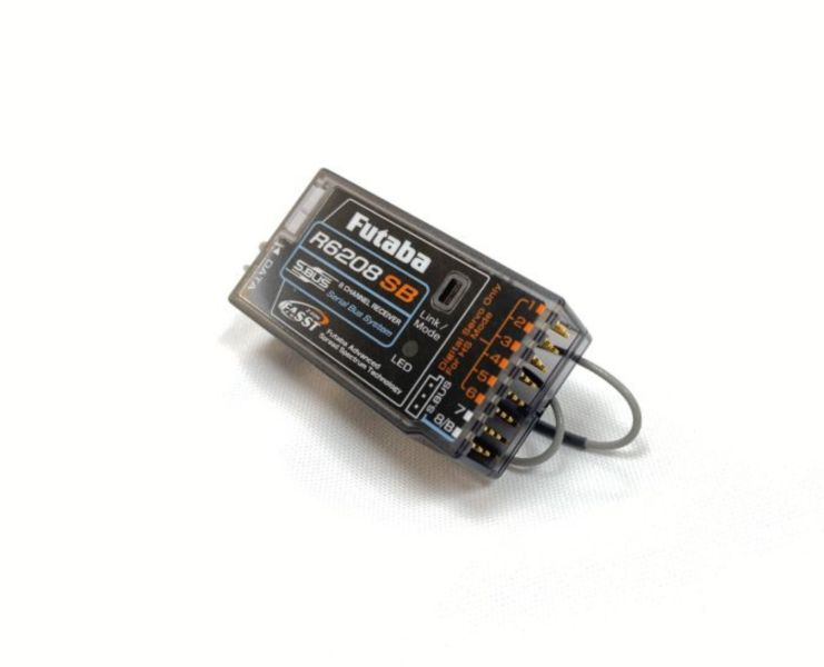 Futaba R6208SB 最穩定的2.4G Fasst接收機 台灣公司貨 NCC 認證 台灣製造 