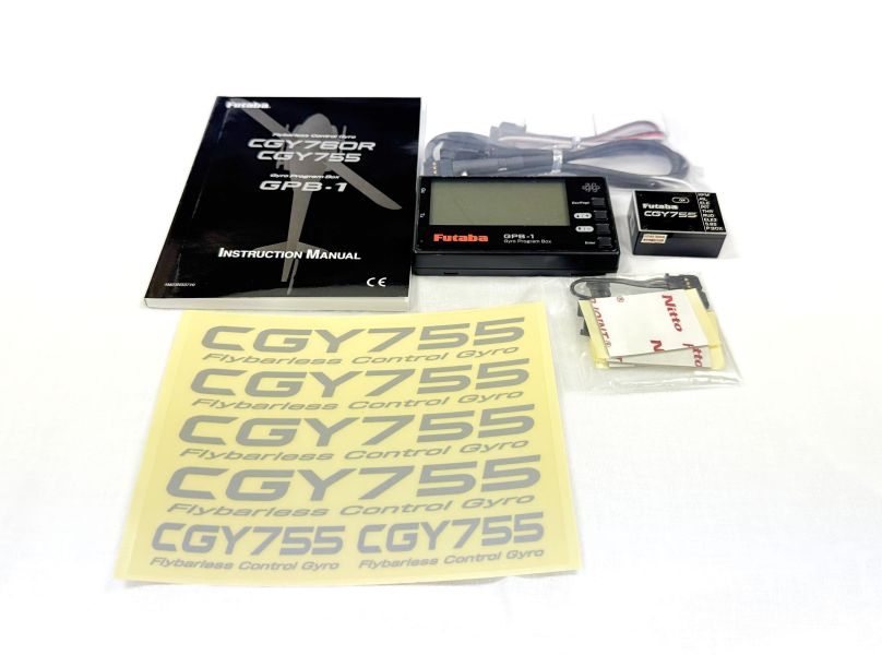 FUTABA CGY755/GPB-1 高階三軸陀螺儀 包含 GPB-1 設定卡 優惠價僅此一個 