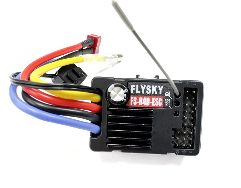 FLYSKY FS-R4DESC ANT 螞蟻系統 2.4G 有刷馬達電變接收機 電變 接收機 燈組控制 一體 方便安裝及設定 省去佈線雜亂困擾 