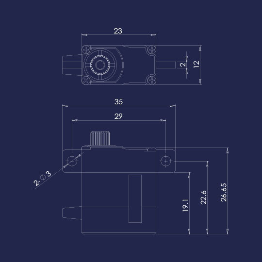 BLUE BIRD 青鳥科技 BMS-207A 高壓高扭力 8.4v / 10.3Kgs 小型伺服機 適用1.6M ~ 1.8M 噴射、導風扇、像真機、58” 3D 飛機 台灣製品 