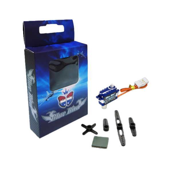BLUE BIRD 青鳥科技 BMS-A10H 高壓 HV 3.2Kgs / 8.4v， 7/4g 超輕量微型伺服機 