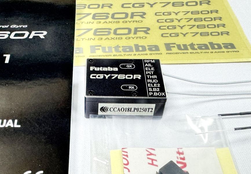 FUTABA CGY760R FASSTest 三軸陀螺儀 接收陀螺儀 