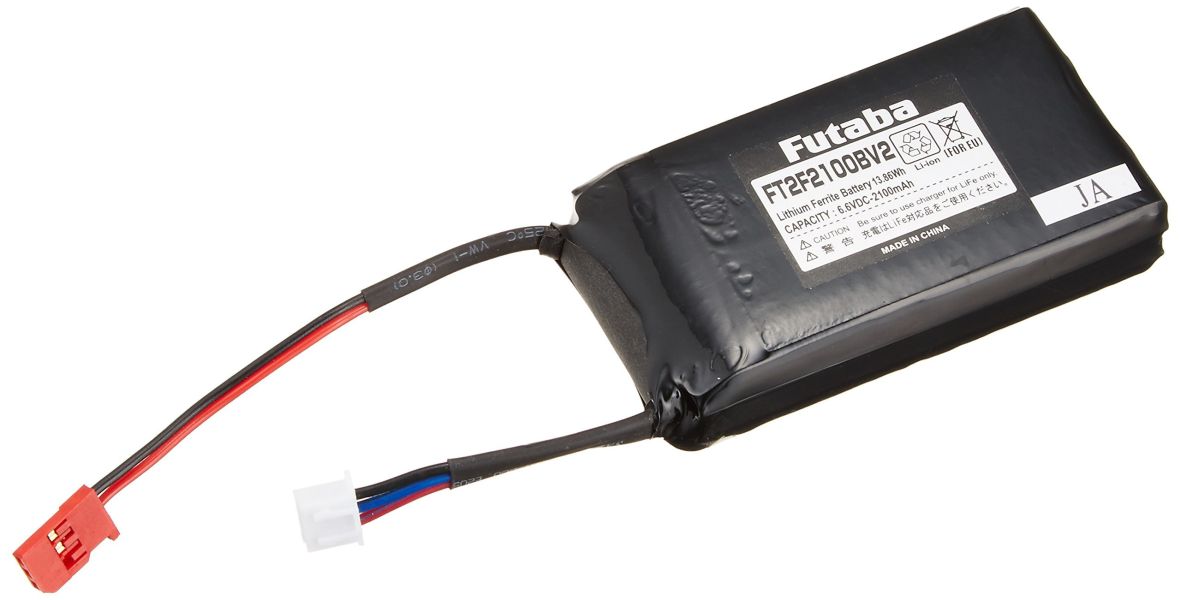 FUTABA純正 送信機用FT2F2100B V2バッテリー（LiFe）＆LBC-34D(P