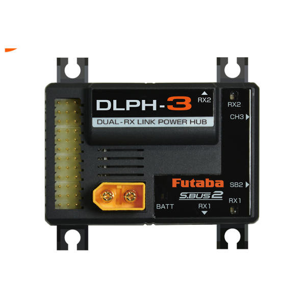 FUTABA DLPH-3 大型飛機必備 穩壓信號電源管理系統 可當雙接收分配器用 