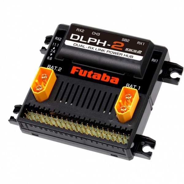 FUTABA DLPH-2 大型飛機必備 穩壓信號電源管理系統 可當雙接收分配器用 