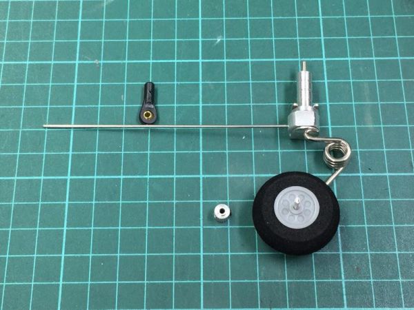 輕量化飛機尾輪組 適用1.6M 以上像真機 特技機 